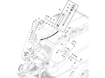 Hydraulic cylinder JOHN DEERE