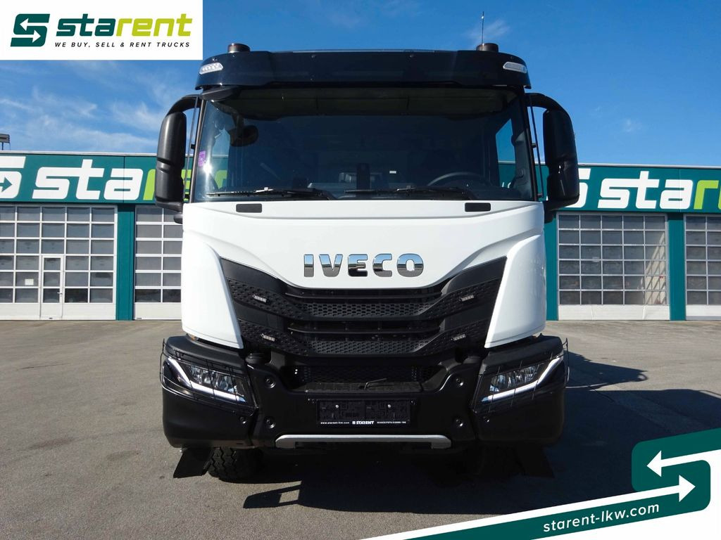 New Tipper, Crane truck Iveco T-WAY 6x4, Meiller 3-Seiten Kipper, Frontkran: picture 3