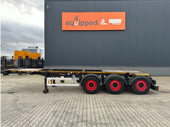 Container transporter/ Swap body semi-trailer Burg 20FT ADR (EX/II, EX/III, FL, AT) Chassis, Empty weight : 3.690kg, SAF INTRADISC, 2x Liftaxle, NL-chassis, APK/ADR: 04-2025: picture 2