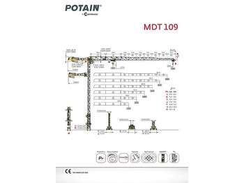 Tower crane POTAIN