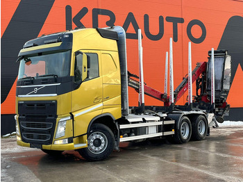 Timber truck, Crane truck for transportation of timber Volvo FH 540 6x4 LOGLIFT F96ST97: picture 3