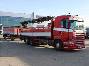 Crane truck, Dropside/ Flatbed truck Scania R380,EURO 3,6X2,LIFTING AXLE,HIAB 166K + KOGEL: picture 2