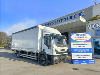 Curtainsider truck IVECO EuroCargo 140E