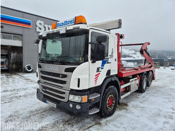 Skip loader truck SCANIA P 400