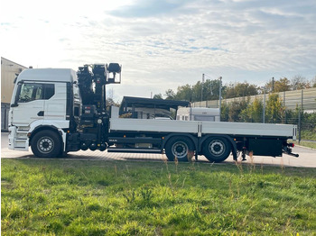 New Dropside/ Flatbed truck, Crane truck MAN TGS 26.480 /6X Hiab X-HIRRO 302 E-6 JIB 70x4: picture 3