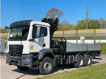 New Crane truck, Dropside/ Flatbed truck MAN TGS 33.440 6x4  HIAB 228-6: picture 2