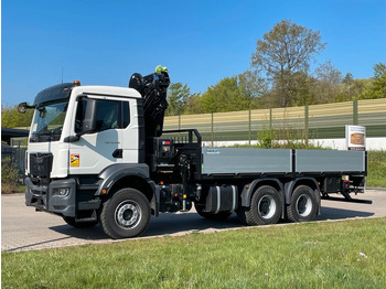 New Crane truck, Dropside/ Flatbed truck MAN TGS 33.440 6x4  HIAB 228-6: picture 3