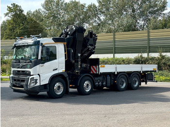 New Crane truck, Dropside/ Flatbed truck Volvo FMX 500 8x4 EFFER 955-8s + Jib 6s: picture 2