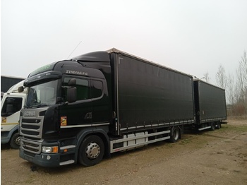 Curtainsider truck SCANIA R 410