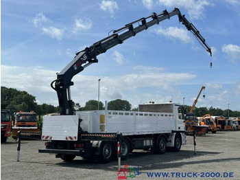 Dropside/ Flatbed truck, Crane truck Mercedes-Benz Actros 3244 Hiab 377 FlyJib+ Winde Hakenhöhe 30m: picture 2