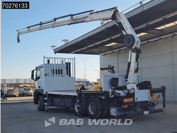 Dropside/ Flatbed truck, Crane truck Mercedes-Benz Arocs 2636 6X4 HIAB X-HIDUO 188 ES-S Crane Kran Big axle Euro 6: picture 3