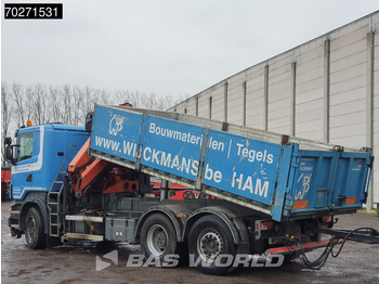 Dropside/ Flatbed truck, Crane truck Scania R440 6X2 Palfinger PK16001 Crane Kran Lift+Lenkachse Euro 5: picture 3