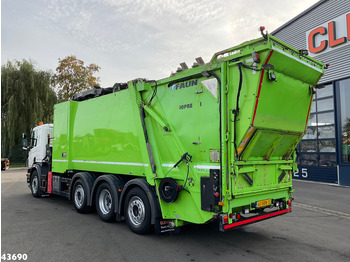 Garbage truck Scania P 360 Faun 18m³ + Hiab crane + Underground Container Washing Installation: picture 4