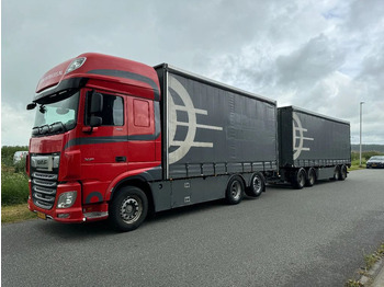 Curtainsider truck DAF XF 480