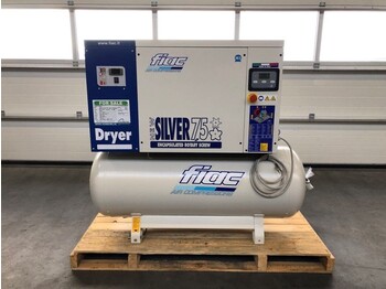 New Air compressor Fiac New Silver D 7.5 / 300 Silent 5.5 kW 720 L / min 10 bar Elektrische Schroefcompressor met ketel en droger: picture 2