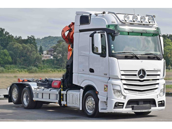 Hook lift truck, Crane truck Mercedes-Benz ACTROS 2551 * ABROLLKIPPER * LIV L120 Z3 (88): picture 3