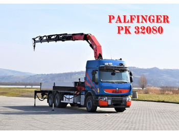 Crane truck RENAULT Premium 410