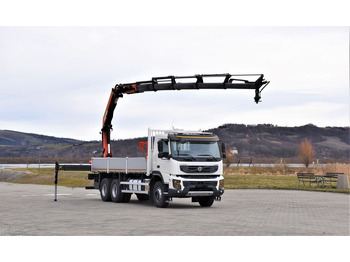 Crane truck, Dropside/ Flatbed truck Volvo FMX 370 PRITSCHE 6,70m *PK 22002-EH+FUNK/6x4: picture 2