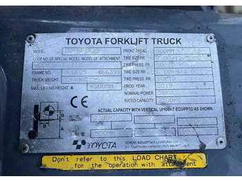 LPG forklift Toyota 8FGF25: picture 4