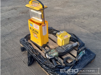 Construction equipment 240Volt Portable Light, 110Volt Transformer, 110Volt Grinder, Pneumatic Handheld Breaker: picture 3