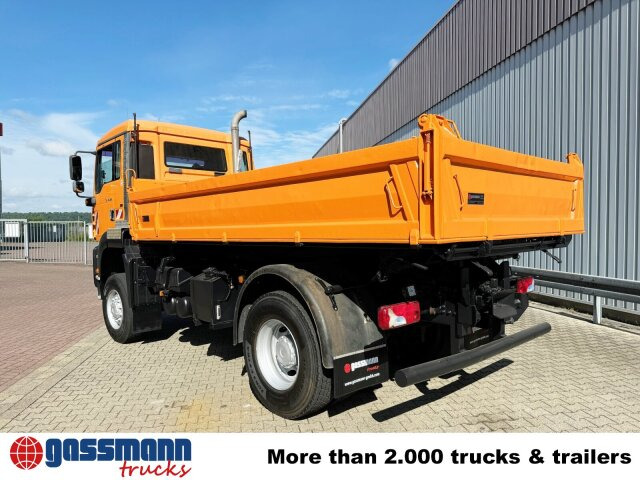 Tipper, Crane truck MAN TGA 18.310 4x4 BL, Winterdienstausstattung: picture 13