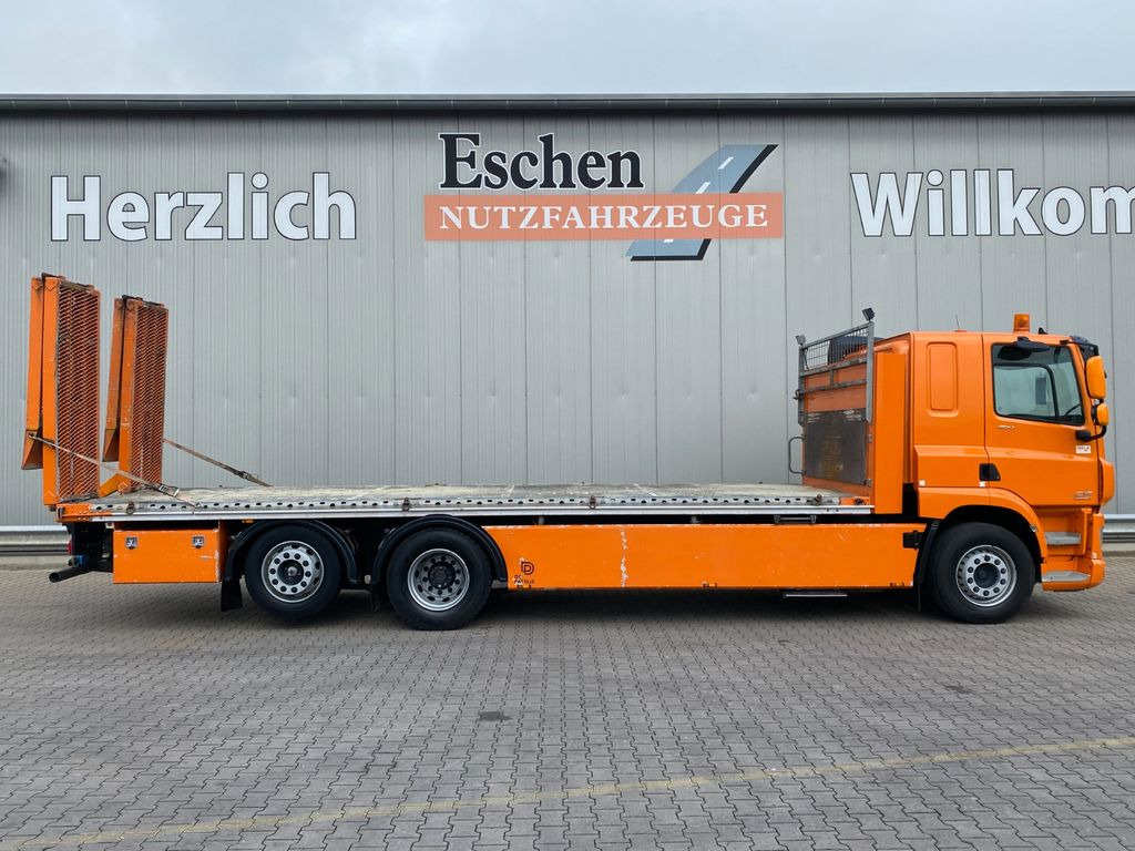 Dropside/ Flatbed truck DAF CF 400| Maschninentransporter*Lenk-Lift*Navi*AHK: picture 6