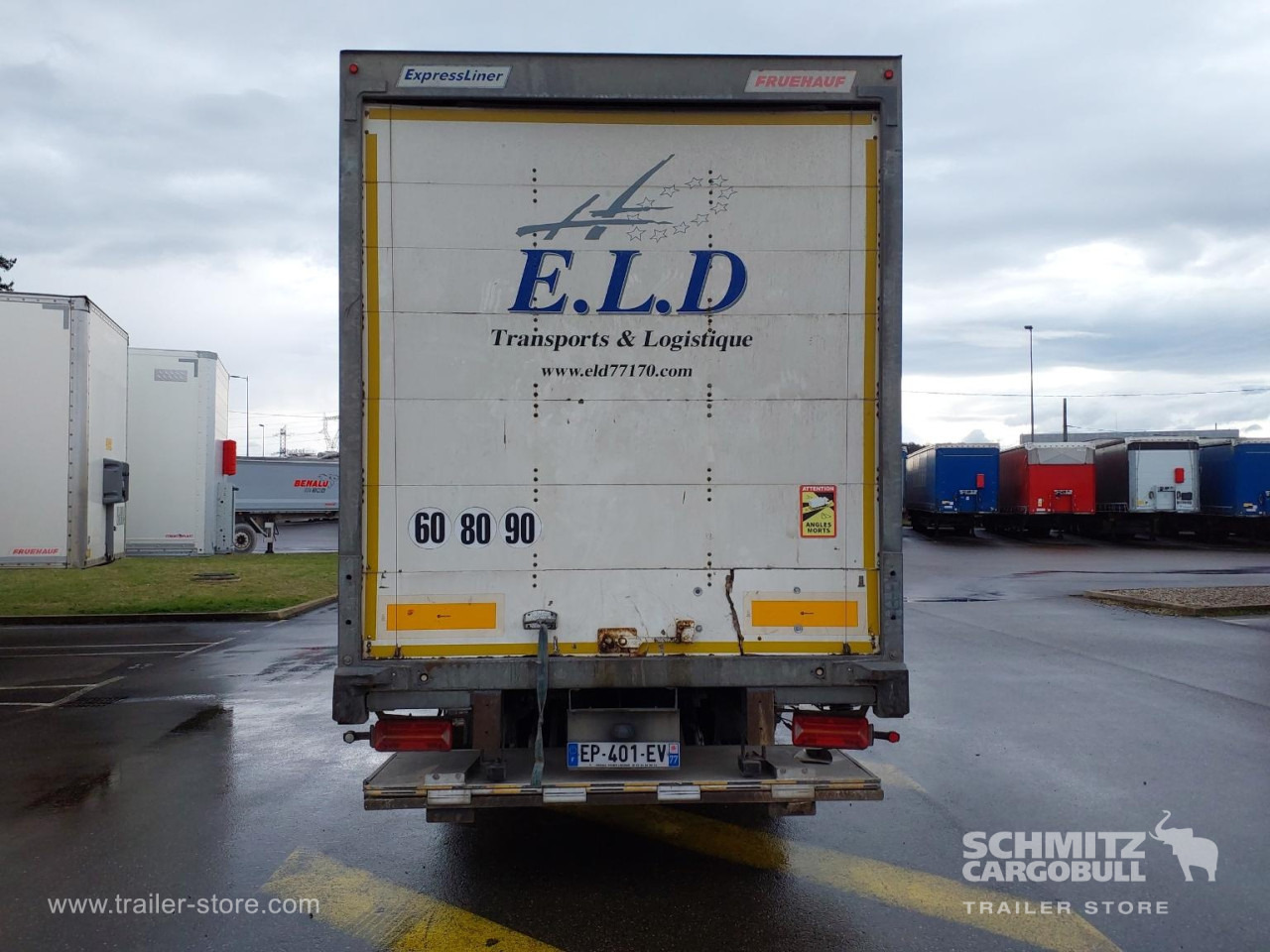 Closed box semi-trailer FRUEHAUF Dryfreight Standard Roller shutter door Taillift: picture 8