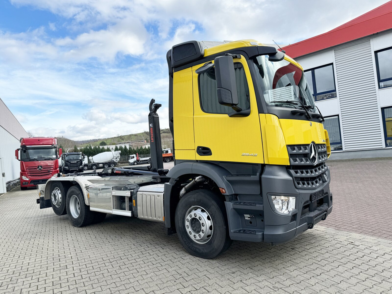 New Hook lift truck Mercedes-Benz Arocs 2642 L 6x2 Arocs 2642 L 6x2/42, Liftachse, Hiab 21S56 bis 6.5m Container: picture 9