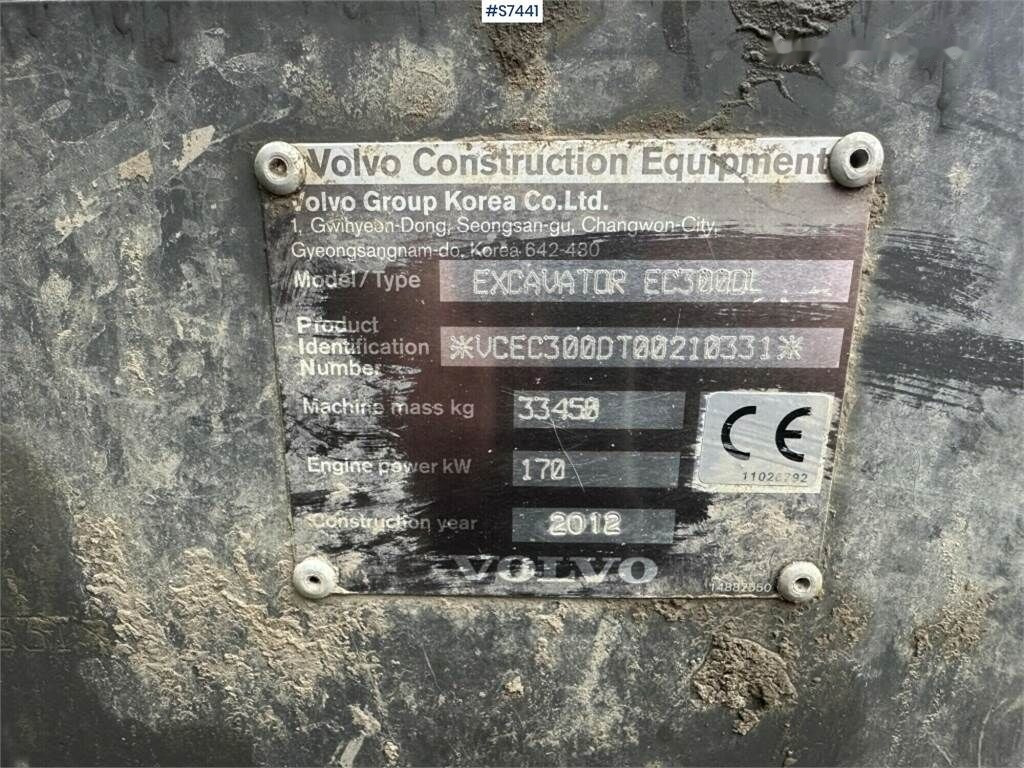 Crawler excavator Volvo EC300DL: picture 23