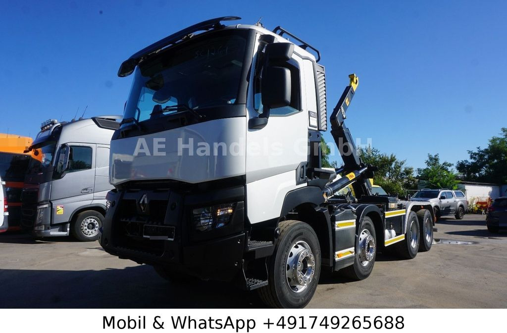 Hook lift truck Renault C520 BB 8x4*Retarder/Hyva-26.55S-Schub/Kamera/AP: picture 28