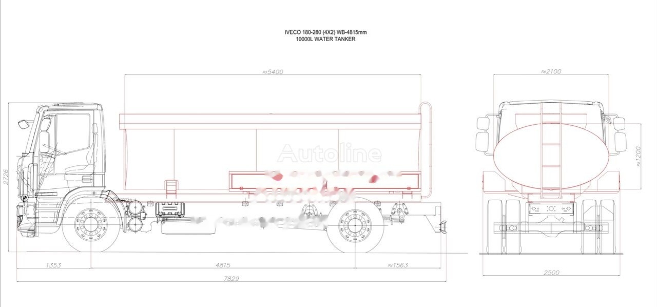 New Tank truck IVECO Eurocargo ML180E28 water tank: picture 27