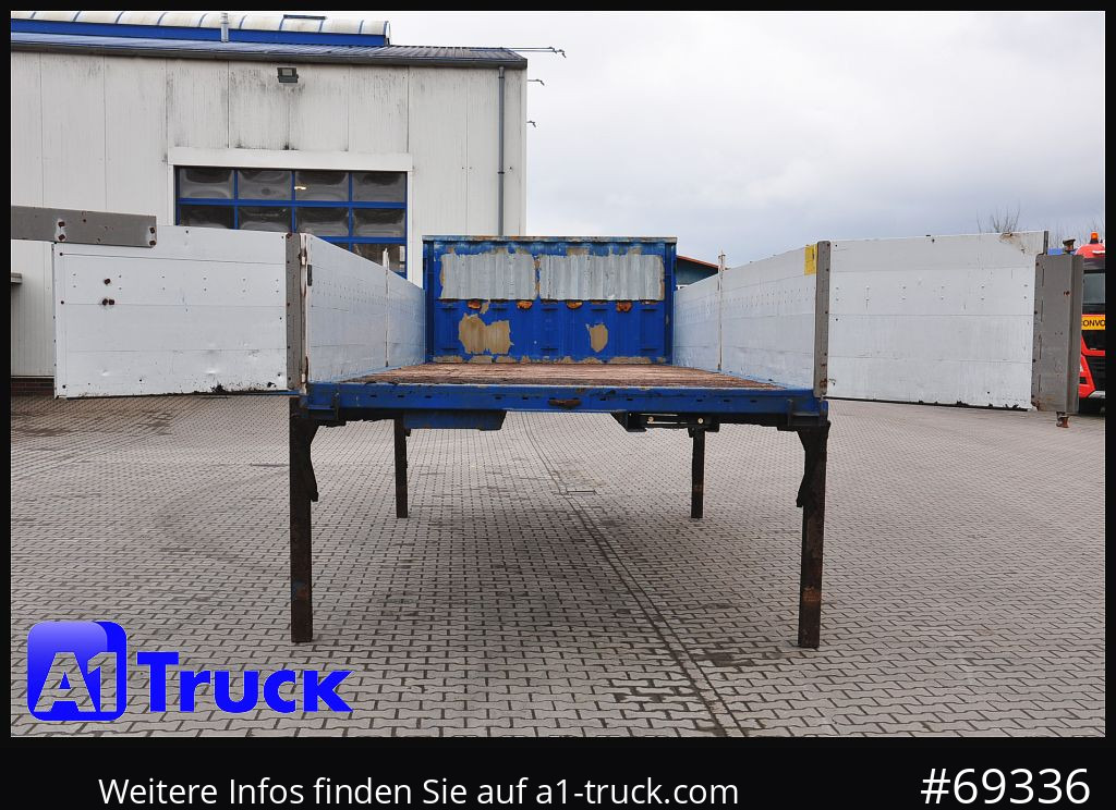 Flatbed body KRONE 7.45 BDF Wechselbrücke Bordwand, Multilockleiste: picture 6