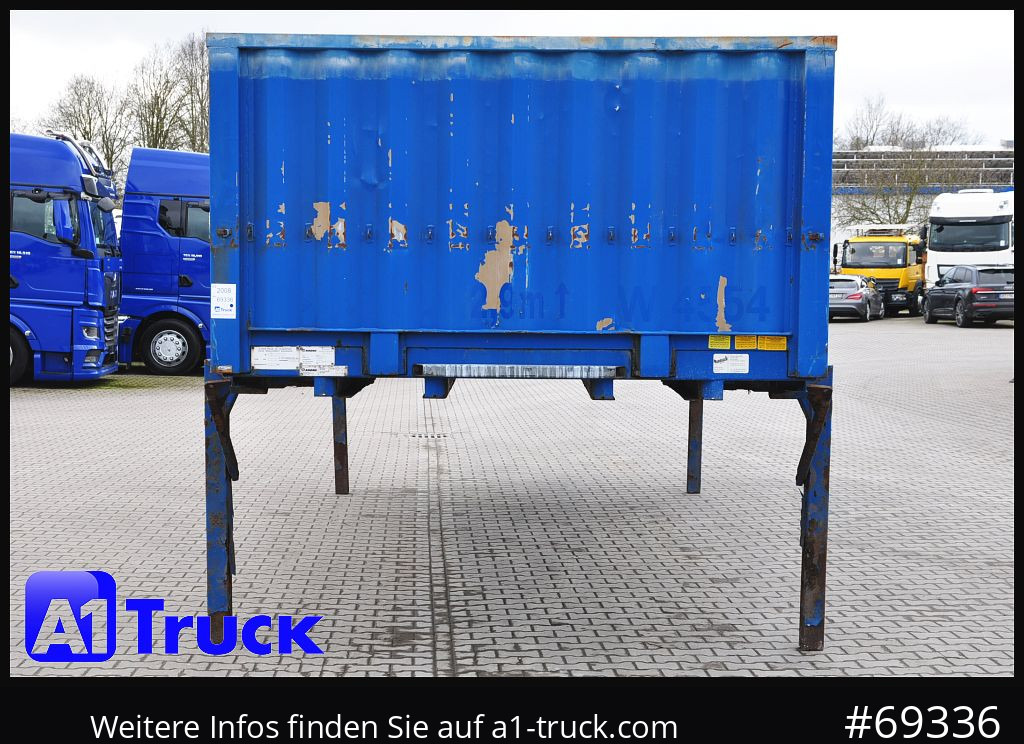 Flatbed body KRONE 7.45 BDF Wechselbrücke Bordwand, Multilockleiste: picture 15