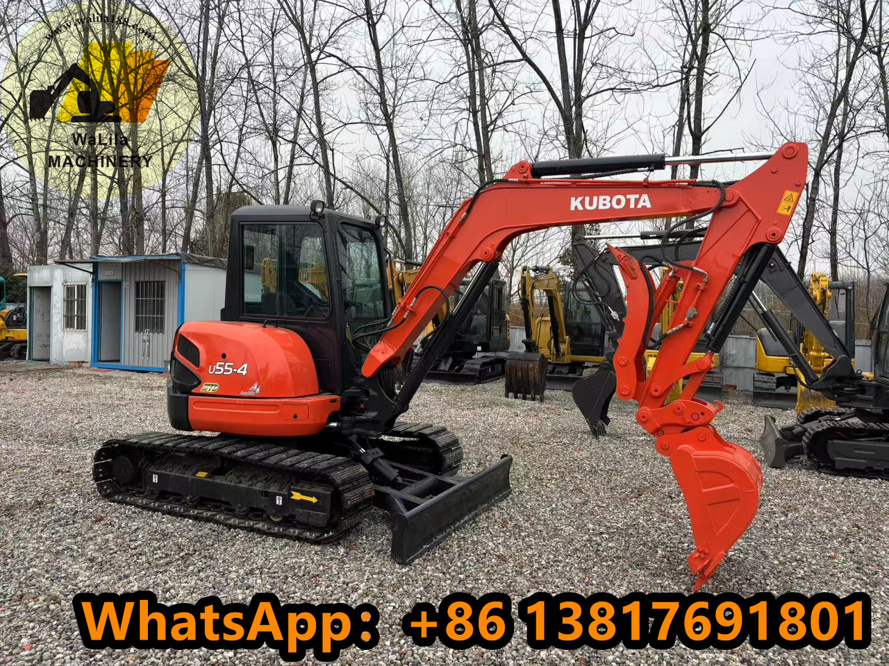 Mini excavator KUBOTA U55-4: picture 6