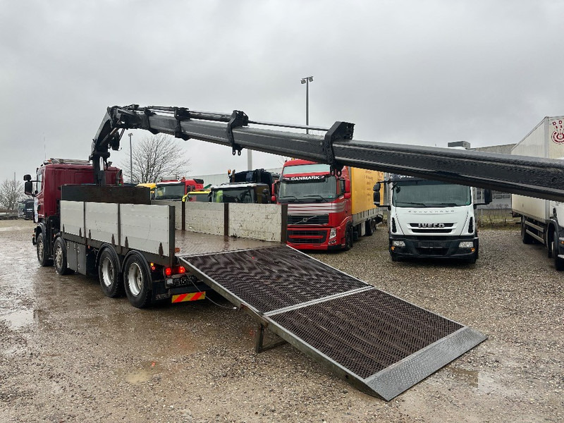 Crane truck Scania R480 8x2 // Hiab Hi-Duo 244 // Hydraulic ramp: picture 7