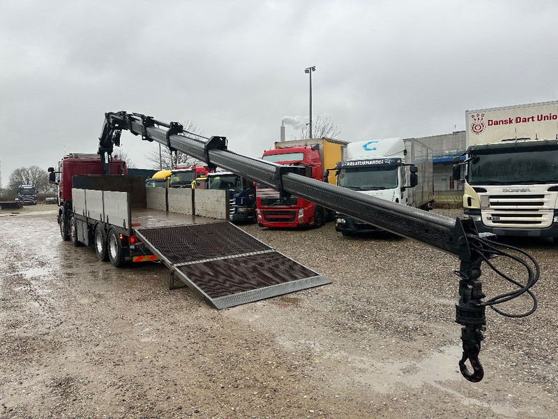 Crane truck Scania R480 8x2 // Hiab Hi-Duo 244 // Hydraulic ramp: picture 8