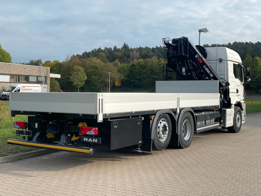 New Dropside/ Flatbed truck, Crane truck MAN TGS 26.480 /6X Hiab X-HIRRO 302 E-6 JIB 70x4: picture 6