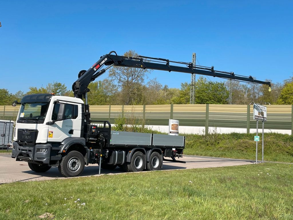 New Crane truck, Dropside/ Flatbed truck MAN TGS 33.440 6x4  HIAB 228-6: picture 9