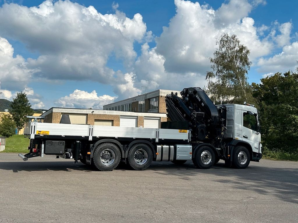 New Crane truck, Dropside/ Flatbed truck Volvo FMX 500 8x4 EFFER 955-8s + Jib 6s: picture 7