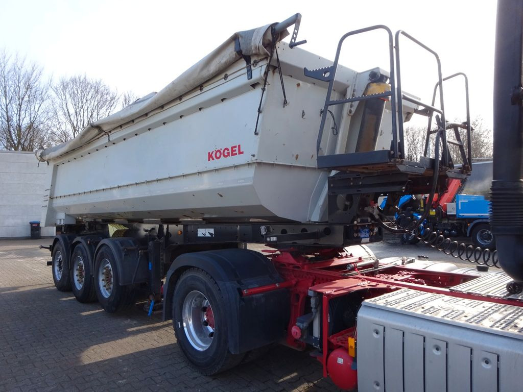 Tipper semi-trailer Kögel SKM24 Stahl Kippauflieger mit 3 Achsen: picture 7