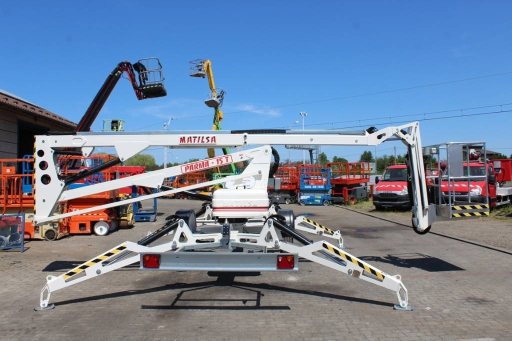 New Trailer mounted boom lift Matilsa Parma 15T - 15 m trailer lift Genie Niftylift: picture 11