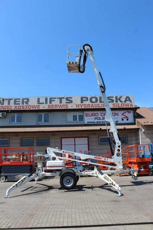 New Trailer mounted boom lift Matilsa Parma 15T - 15 m trailer lift Genie Niftylift: picture 6