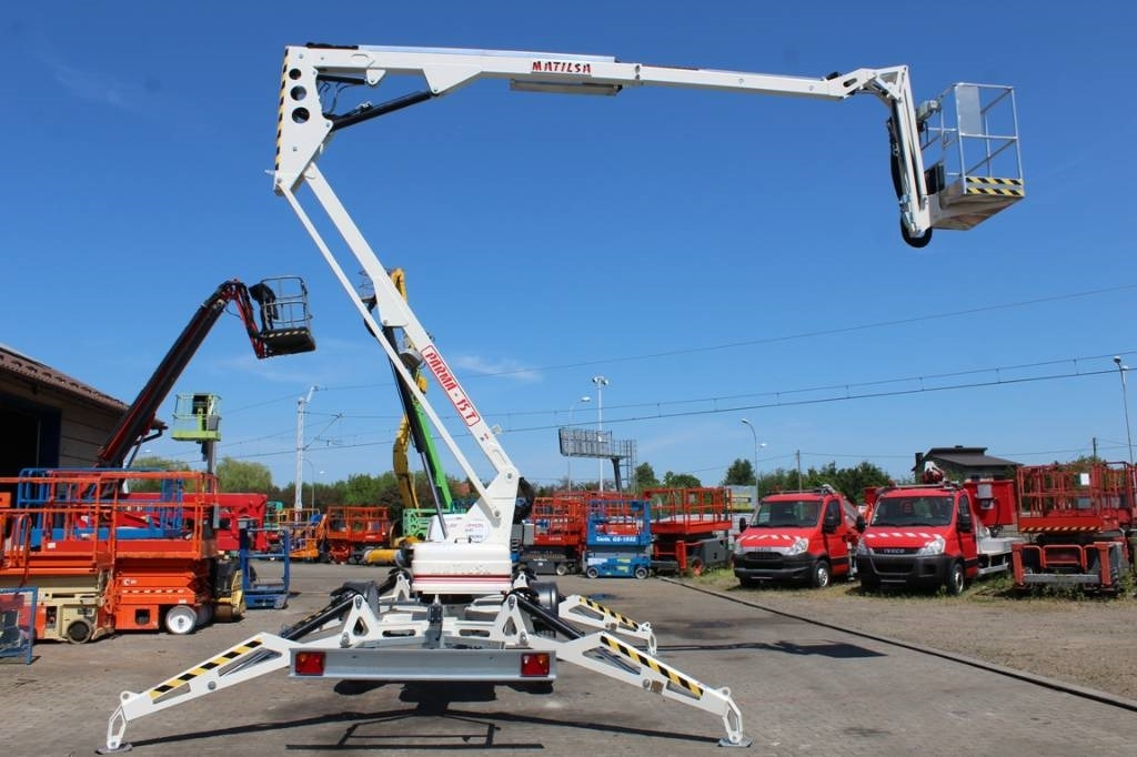 New Trailer mounted boom lift Matilsa Parma 15T - 15 m trailer lift Genie Niftylift: picture 10