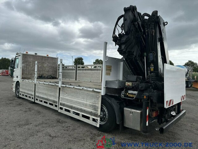 Dropside/ Flatbed truck, Crane truck Mercedes-Benz Actros 3244 Hiab 377 FlyJib+ Winde Hakenhöhe 30m: picture 8