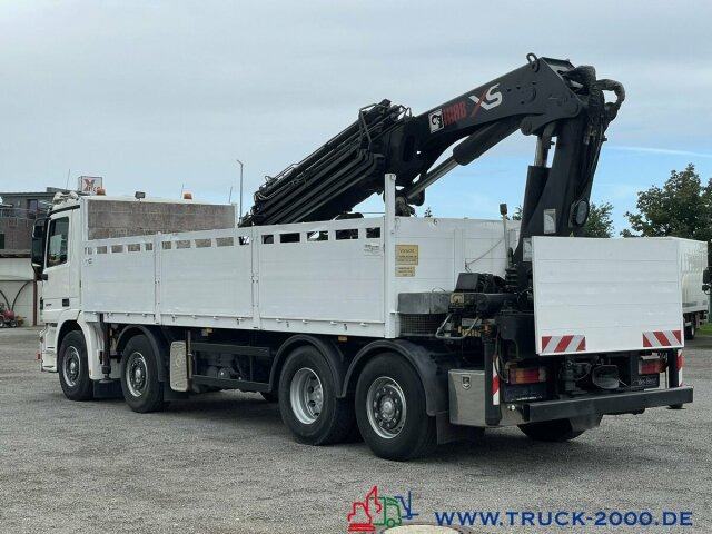 Dropside/ Flatbed truck, Crane truck Mercedes-Benz Actros 3244 Hiab 377 FlyJib+ Winde Hakenhöhe 30m: picture 11