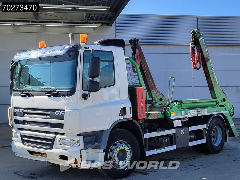 Skip loader truck DAF CF75.310 4X2 NL-Truck 14tons Hiab Skiploader Automatic Euro 5: picture 17