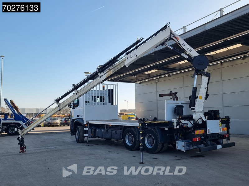 Dropside/ Flatbed truck, Crane truck Mercedes-Benz Arocs 2636 6X4 HIAB X-HIDUO 188 ES-S Crane Kran Big axle Euro 6: picture 7