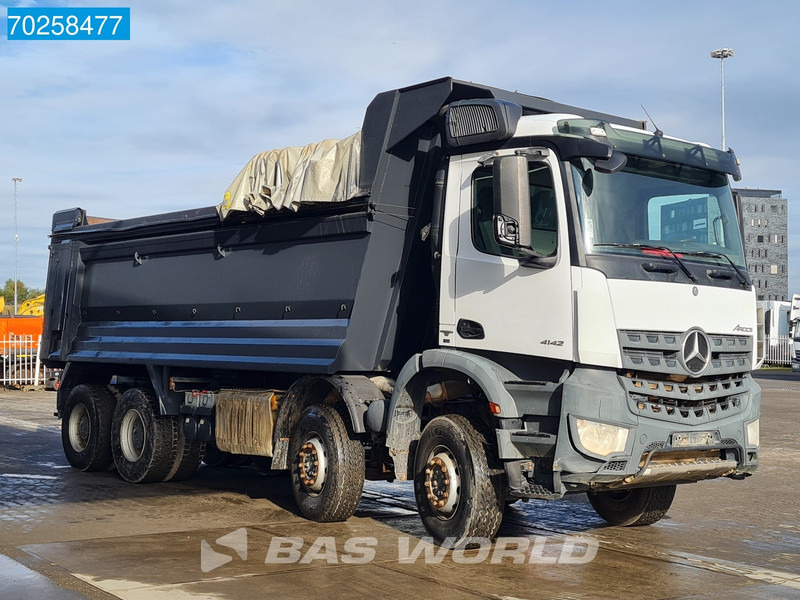 Tipper Mercedes-Benz Arocs 4142 8X4 24m3 Tipper Big-Axle Steelsuspension Euro 6: picture 16