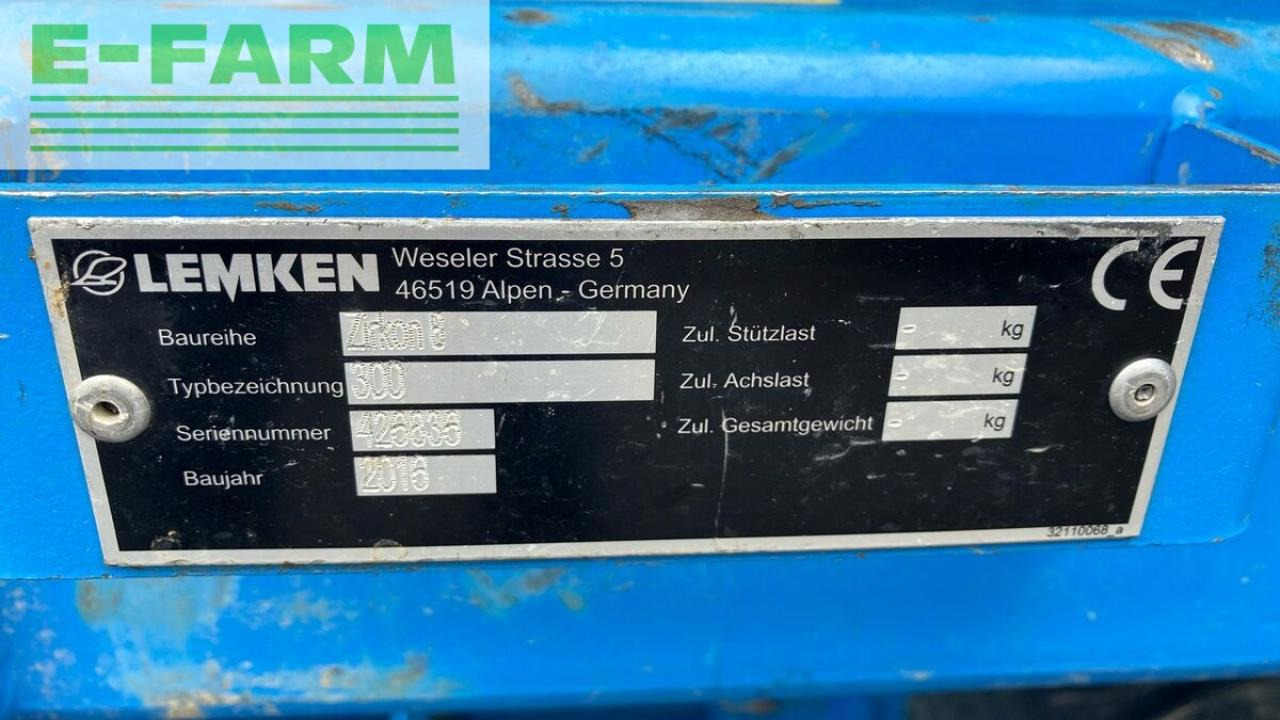 Combine seed drill Lemken solitair 9 300-ds 125 zirkon 8 300: picture 16