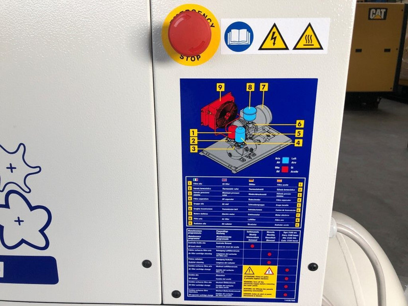 New Air compressor Fiac New Silver D 7.5 / 300 Silent 5.5 kW 720 L / min 10 bar Elektrische Schroefcompressor met ketel en droger: picture 13